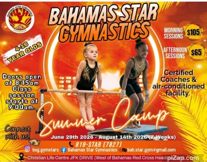 Bahamas Star Gymnastics Summer Camp